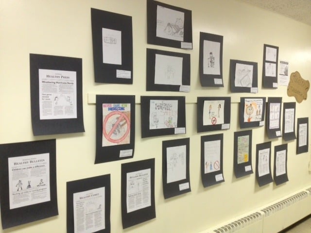 Student journalists display their work at Norristown community art center