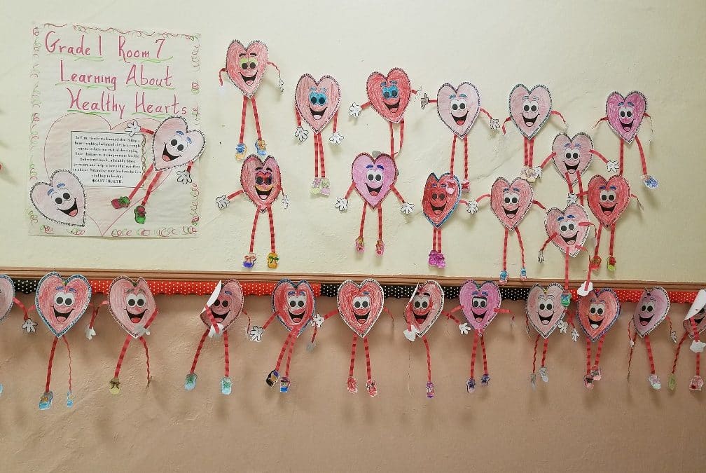 Putting their hearts into their work