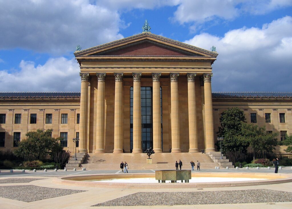 The Philadelphia Museum of Art.