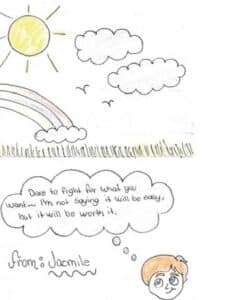 Jazmile, 8th grade, St.Joes