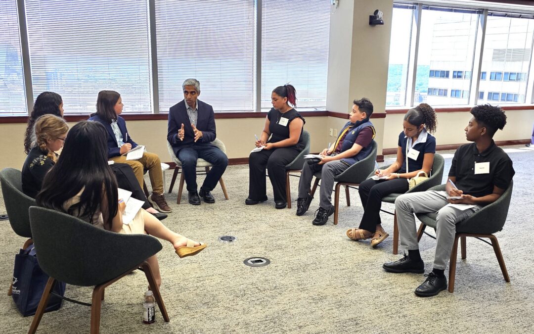 Student reporters talk loneliness and connection with Dr. Vivek Murthy 